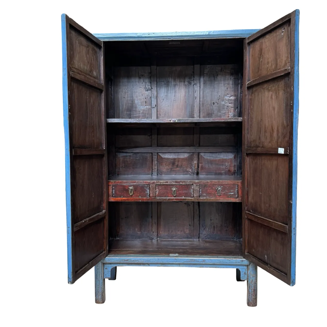 Wandkast blauw uniek