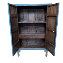 Wandkast blauw uniek