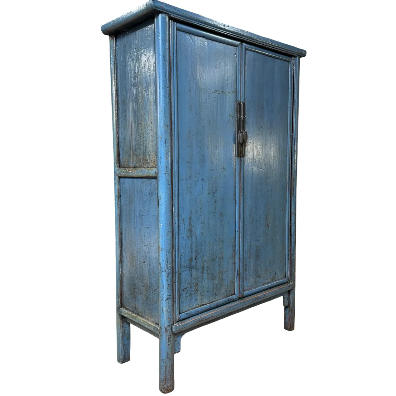 Wandkast blauw uniek