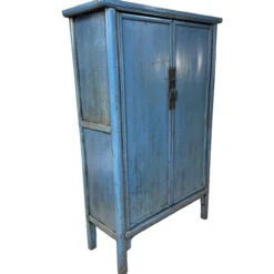 Wandkast blauw uniek