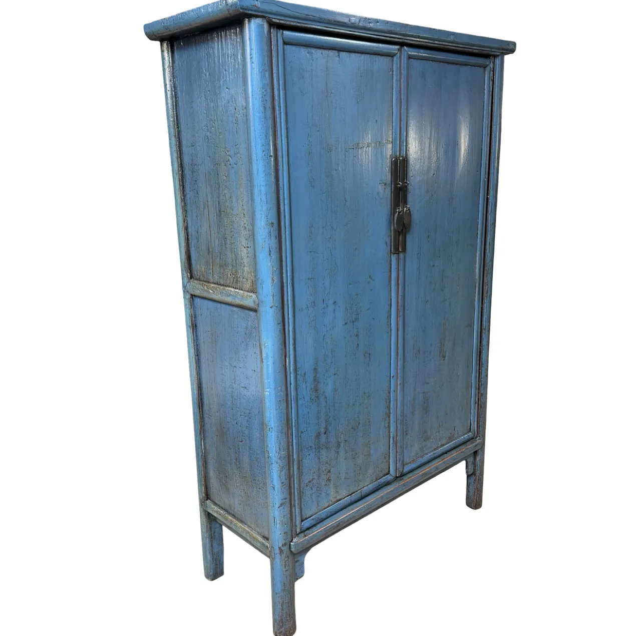 Wandkast blauw uniek