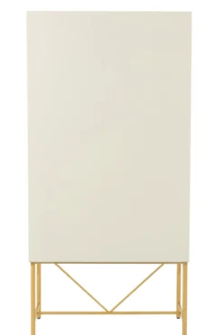 Wandkast Clara wit/goud