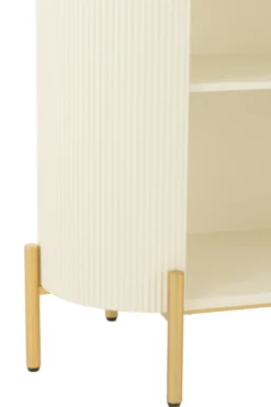 Wandkast Clara wit/goud