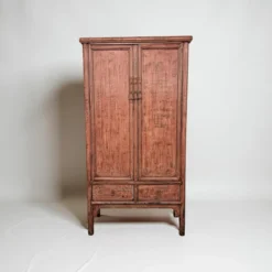 Wandkast 2 deur 4 la roze/rood uniek