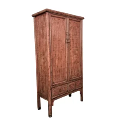 Wandkast 2 deur 4 la roze/rood uniek