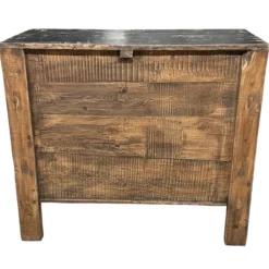 Wandkast 2deur zwart/wit schub uniek
