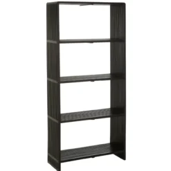 Wandkast Gigi 4 planken Zwart