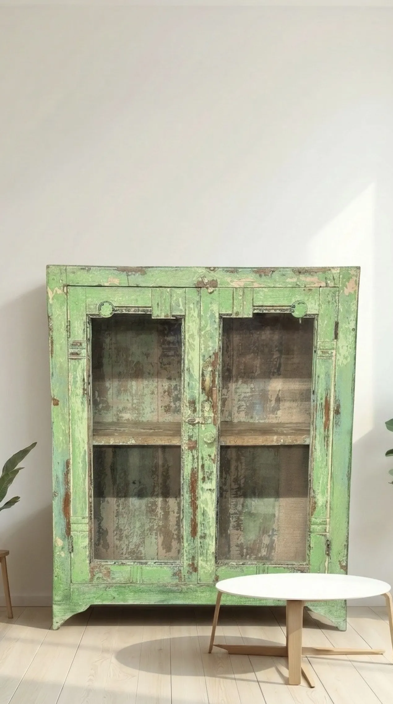Wandkast groen uniek