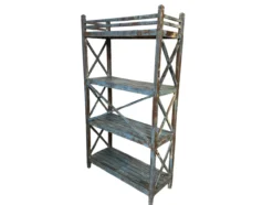 Wandkast groot uniek blauw