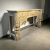Wandkast met mooie snijwerk naturel