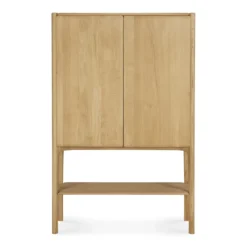 Wandkast PI - eiken geolied - 110x45x170
