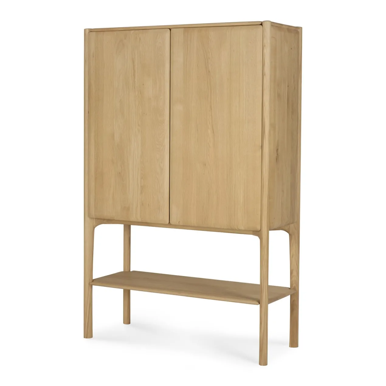 Wandkast PI - eiken geolied - 110x45x170