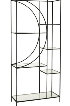 Wandkast/rek Nova Zwart