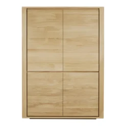 Wandkast Shadow - eiken geolied - 115x45x160