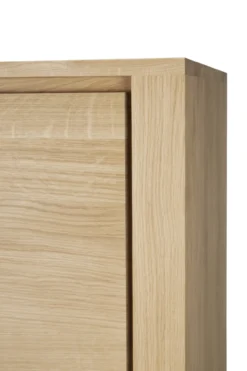 Wandkast Shadow - eiken geolied - 115x45x160