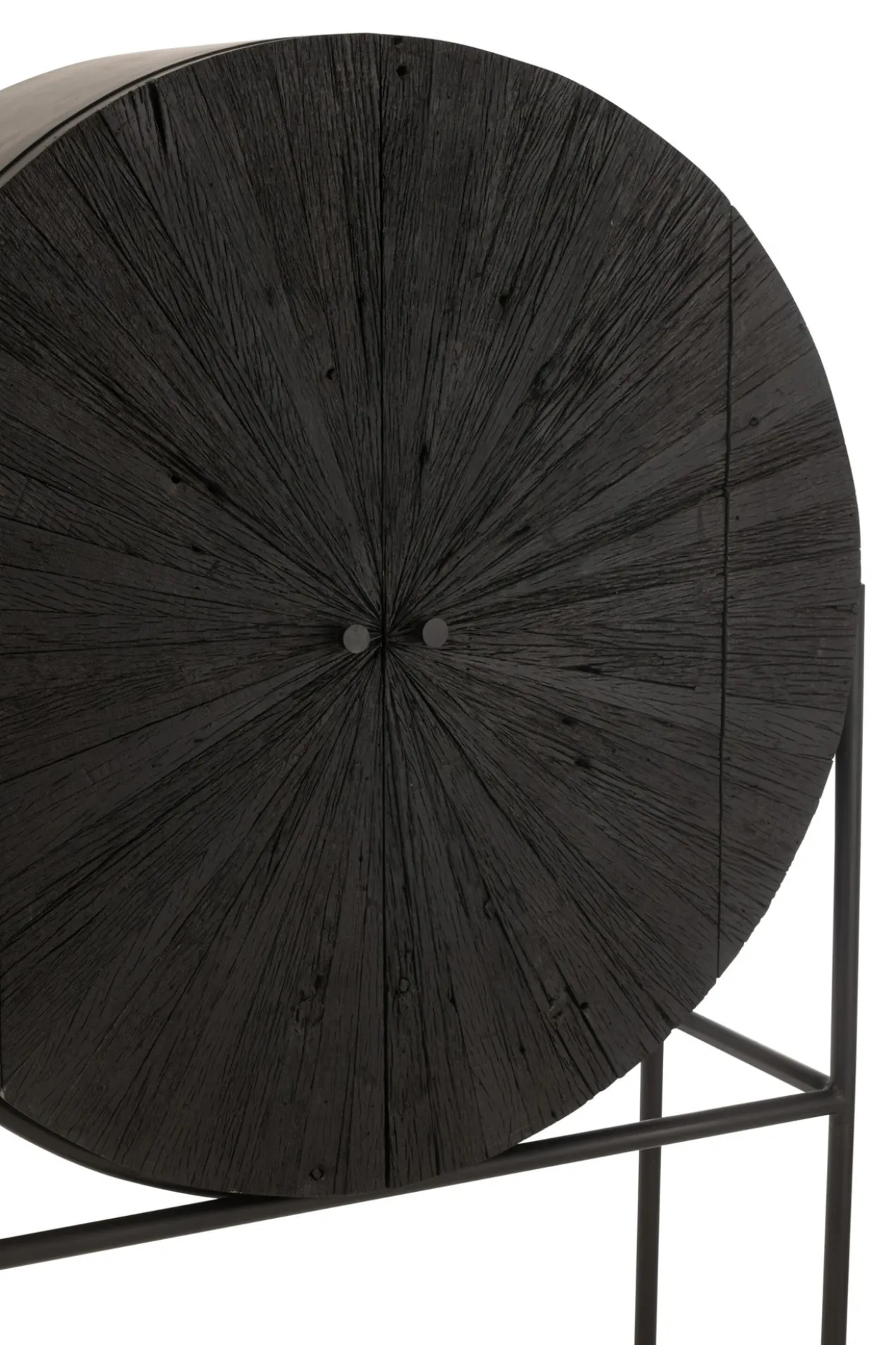 Wandkast Shanil Rond zwart