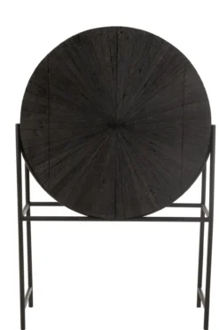 Wandkast Shanil Rond zwart