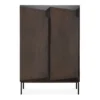 Wandkast Stairs - bruin eikenhout - 100x46x150