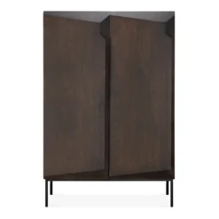 Wandkast Stairs - bruin eikenhout - 100x46x150