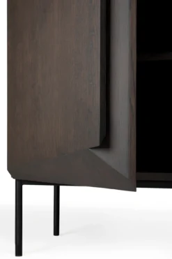 Wandkast Stairs - bruin eikenhout - 100x46x150