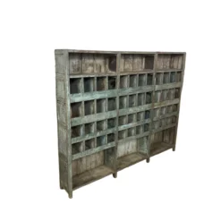 Wandkast vakken groot blauw