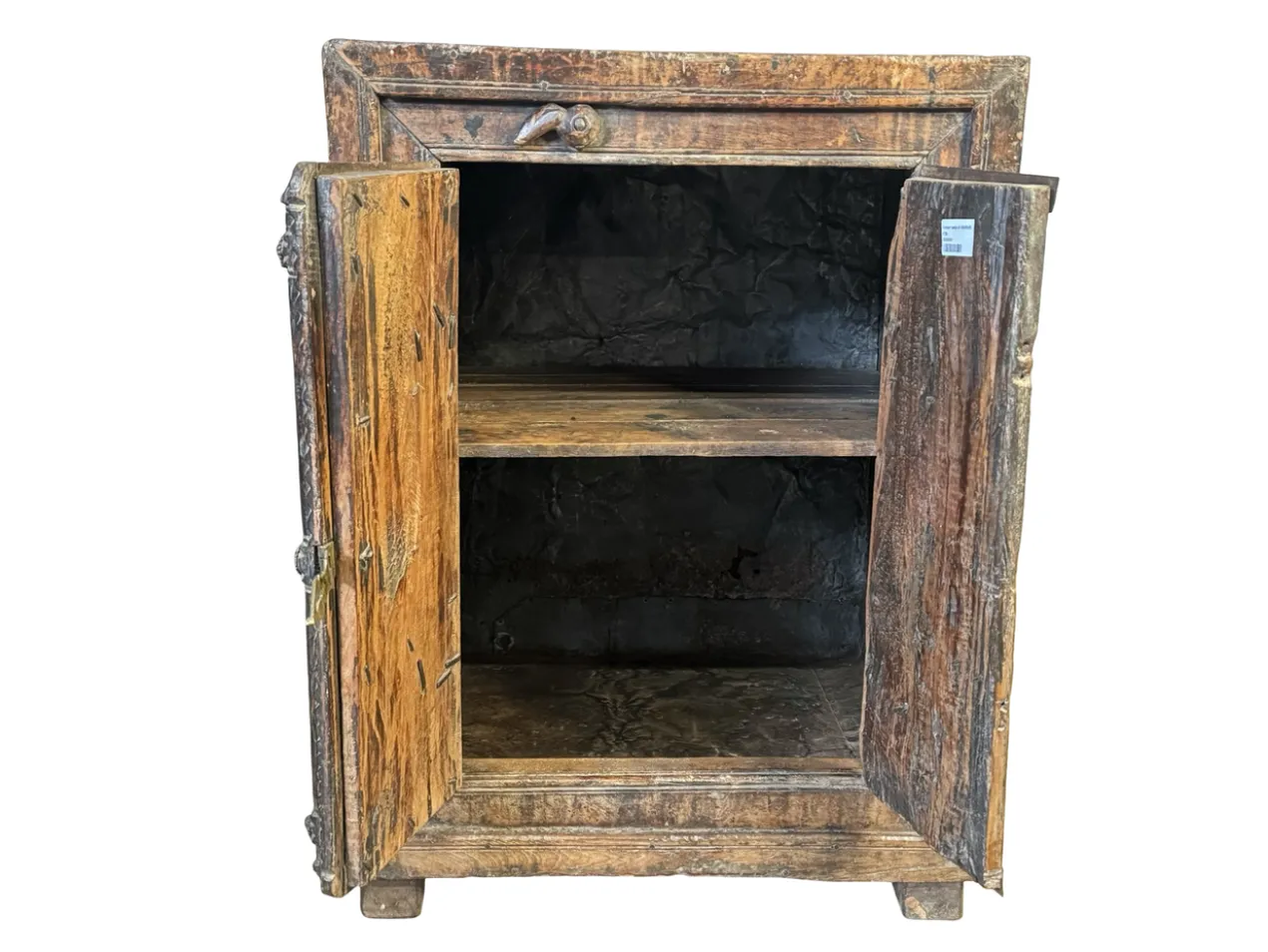 Wandkast vierkant antiek finish