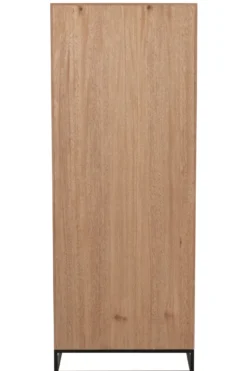 Wandkast Zigzag hout/metaal Naturel