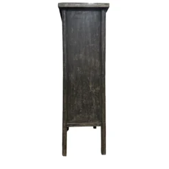 Wandkast zwart/beige