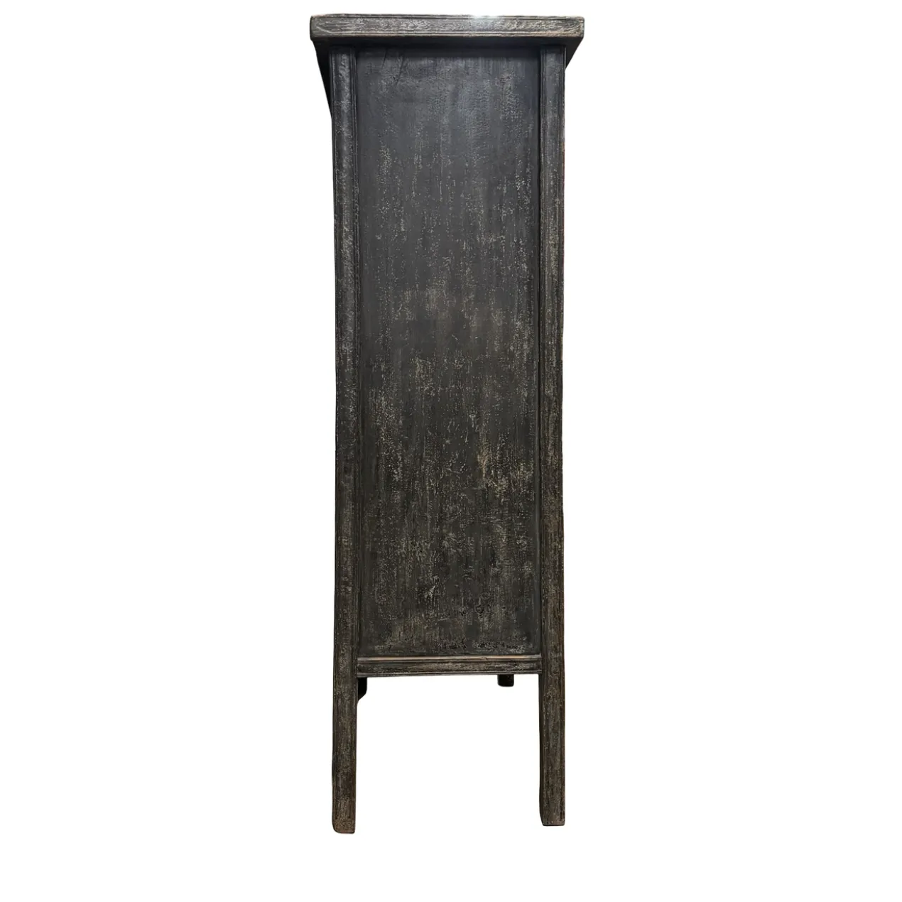 Wandkast zwart/beige