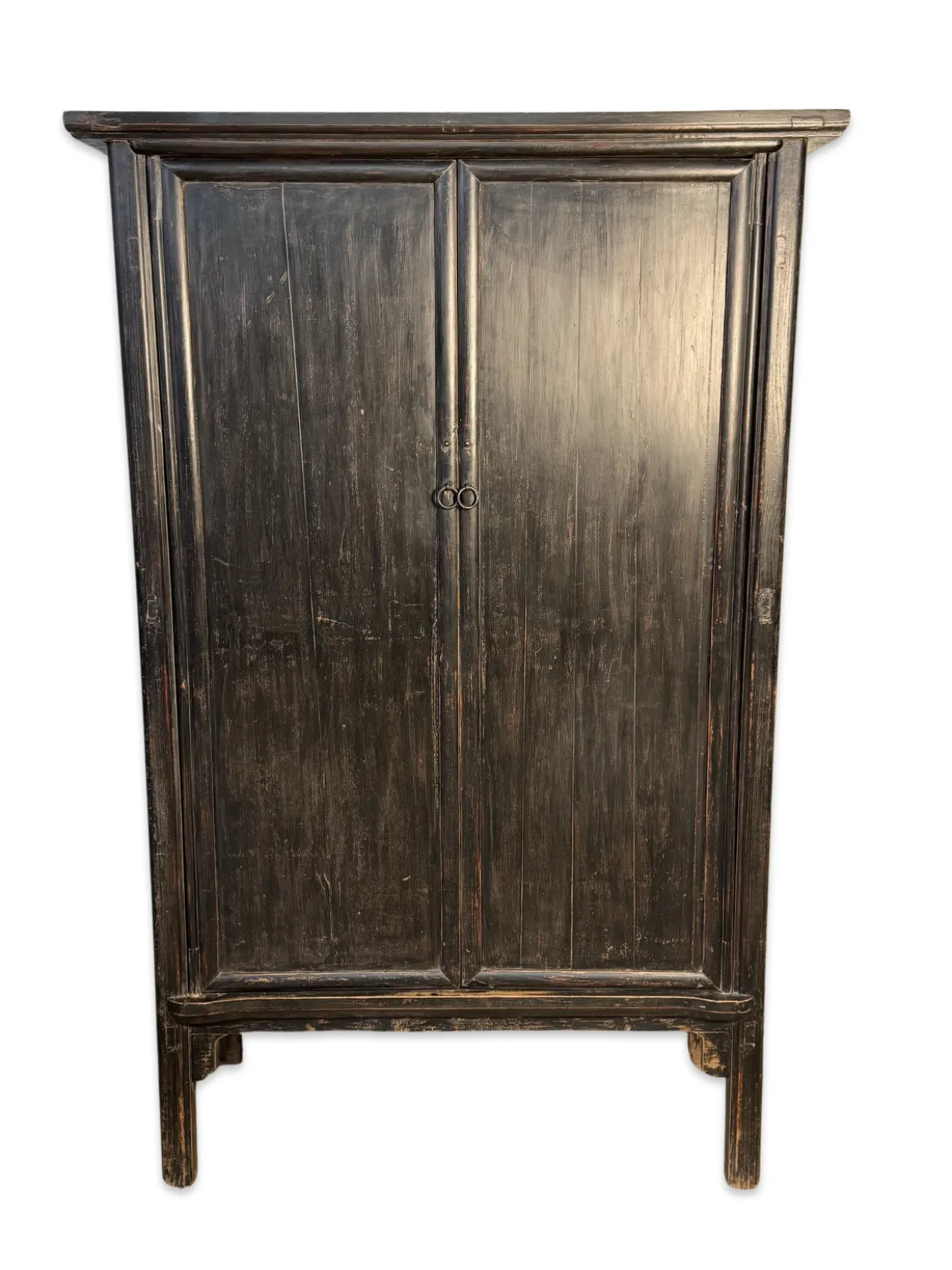 Wandkast zwart 2 deurs Kast 2Dr zwart/f uniek