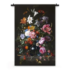 Wandkleed Bloemen in vaas 6 120 x 180 cm