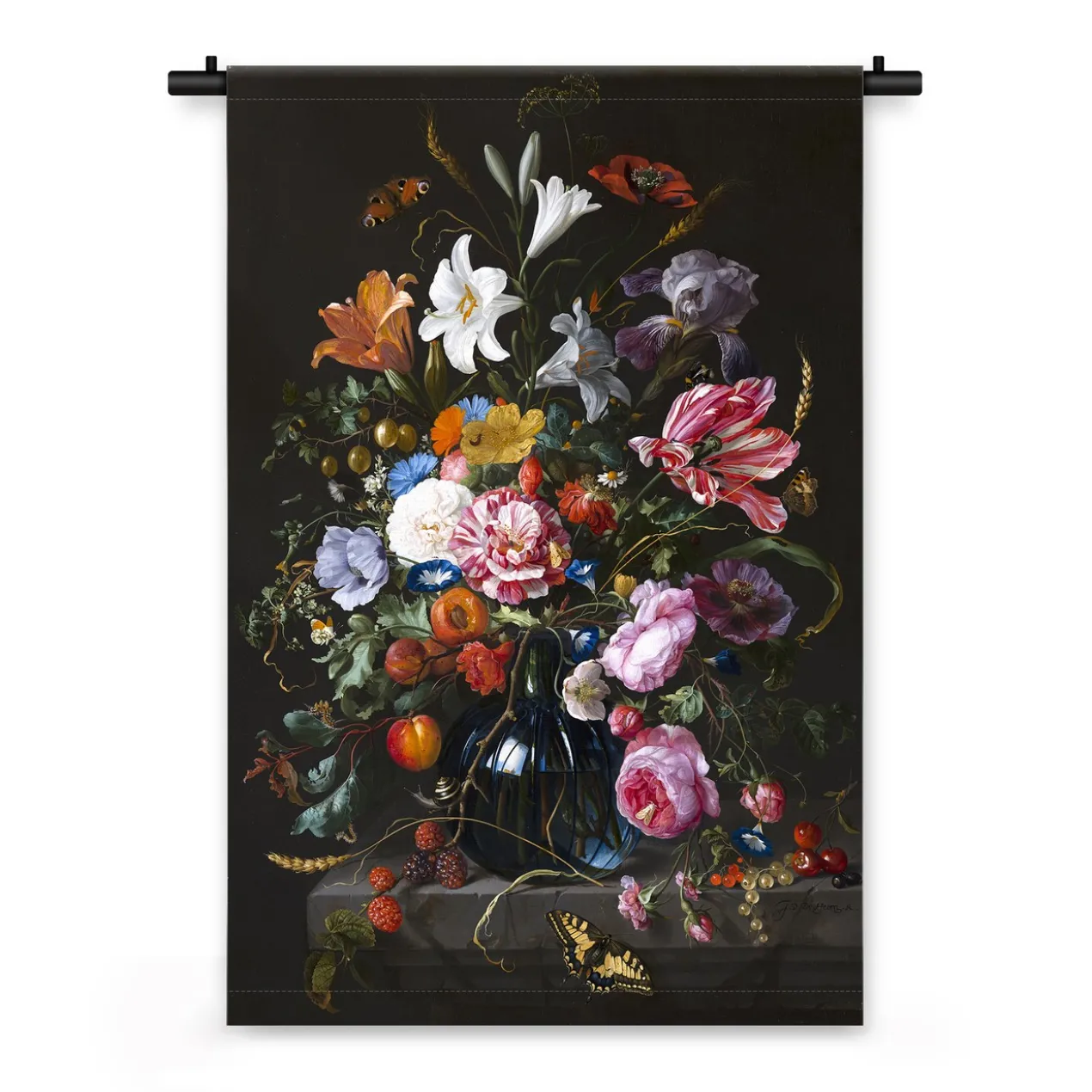 Wandkleed Bloemen in vaas 6 120 x 180 cm