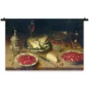 Wandkleed Stilleven eten en drinken 210 x 150 cm