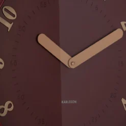 Wandklok Amena Bordeaux