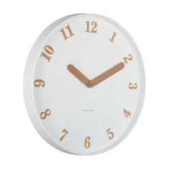 Wandklok Amena Wit