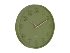 Wandklok Calma - Legergroen
