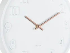 Wandklok Calma - Wit