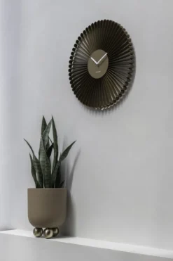 Wandklok Cascara Gebroken wit