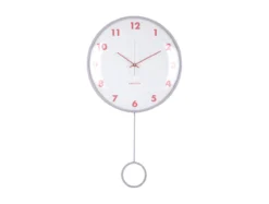 Wandklok Cheeky Dome - Zachtpaars