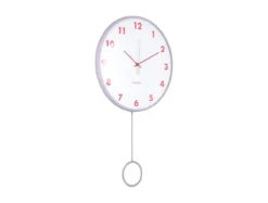 Wandklok Cheeky Dome - Zachtpaars