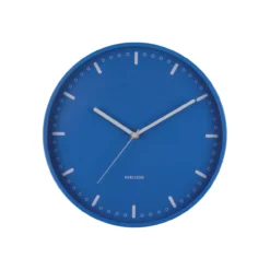 Wandklok Cool Retro Kobaltblauw