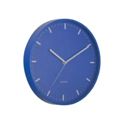 Wandklok Cool Retro Kobaltblauw