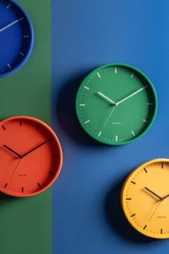 Wandklok Cool Retro Retro groen
