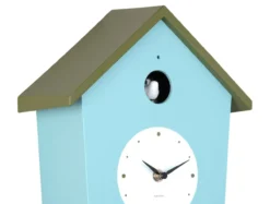 Wandklok Cuckoo Light - Mistigblauw & Legergroen