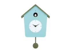 Wandklok Cuckoo Light - Mistigblauw & Legergroen