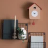 Wandklok Cuckoo Light - Okergeel & mistigblauw