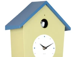 Wandklok Cuckoo Light - Theegroen & Klassiek blauw