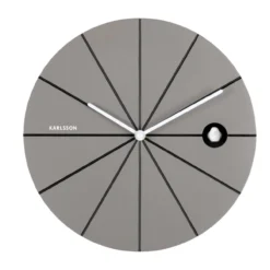 Wandklok Destacado Cuckoo Donkergrijs