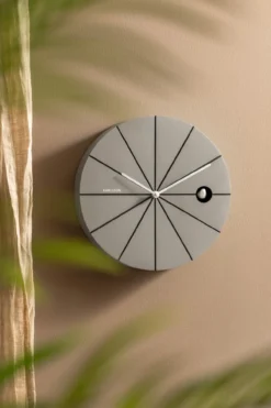 Wandklok Destacado Cuckoo Donkergrijs