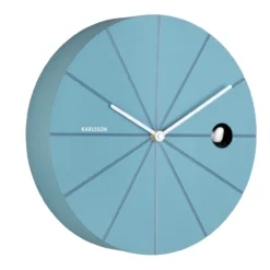 Wandklok Destacado Cuckoo Helderblauw
